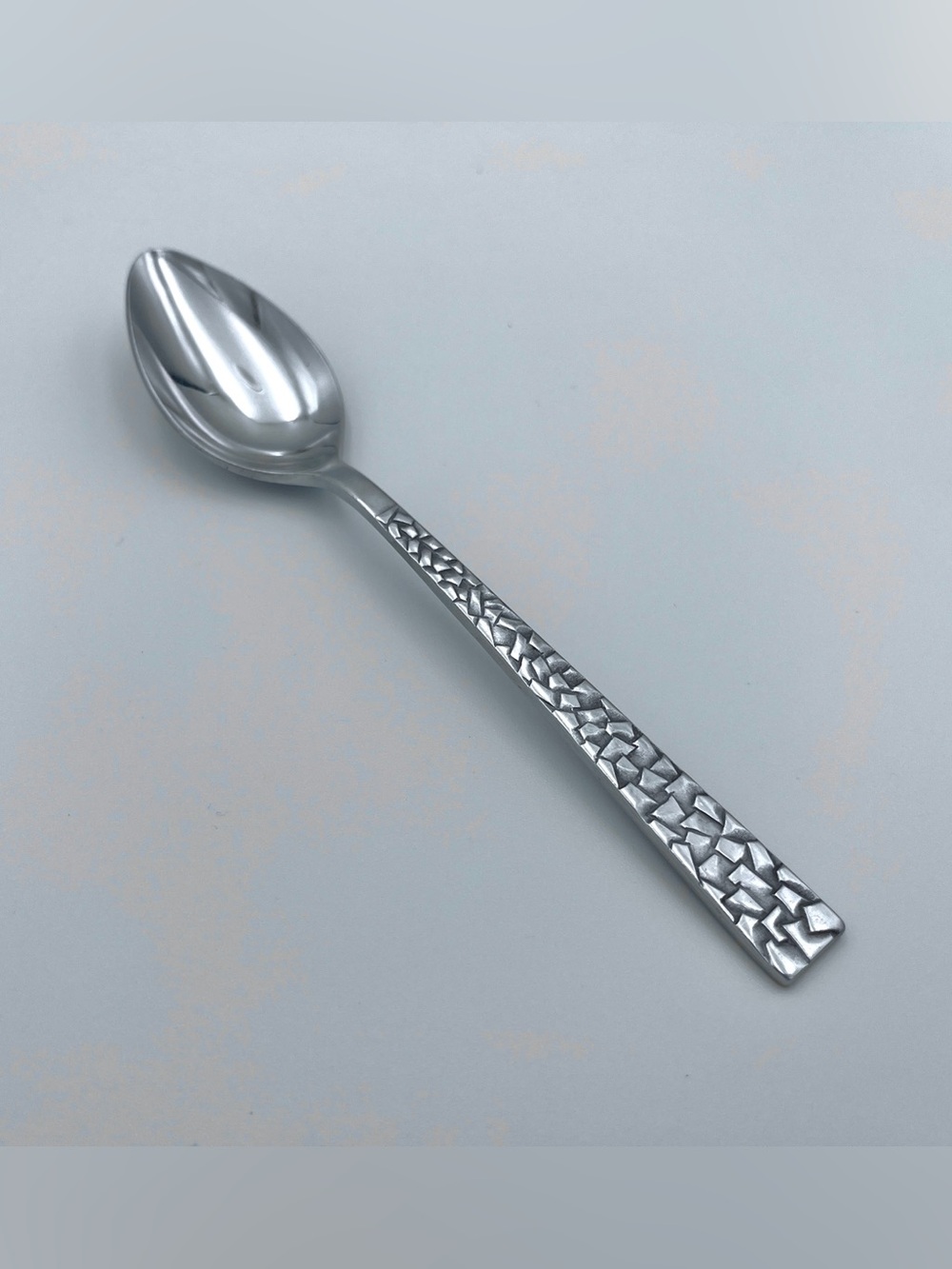 Vintage National Silver Co PAMPLONA Stainless Steel Teaspoons - MCM - Set of 4 - Picture 3 of 6